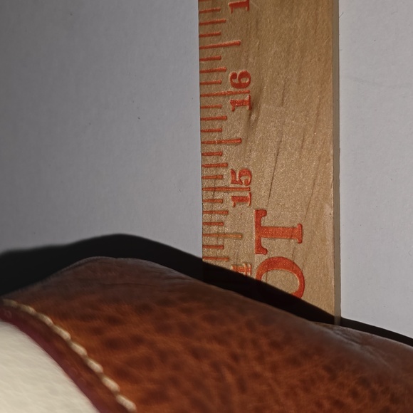 Dooney & Bourke Florentine Vacchetta Leather Double Pockets Tote - Picture 13 of 16